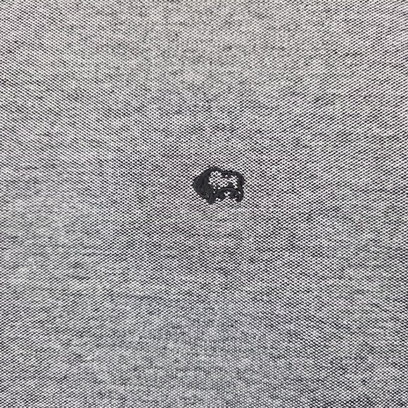 Buffalo David Bitton Polo Shirt Mens XXL Heather Gray/Black Trim Short Sleeve - Picture 2 of 9